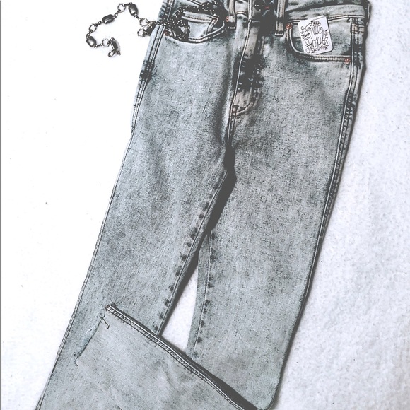 Free people 27 acid washed jeans NWT - Picture 5 of 5